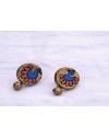 Handpainted Terracotta Jewellery – Ear rings Handpainted Terracotta Jewellery – Ear rings